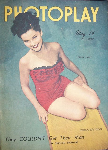 PHOTOPLAY (Au) magazine side cover May 1952