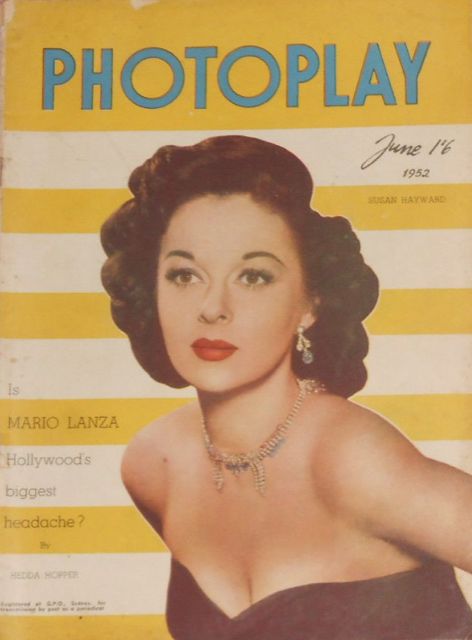 PHOTOPLAY (Au) magazine side cover  June 1952