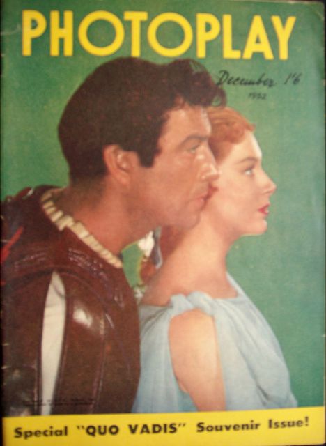 PHOTOPLAY (Au) magazine side cover December 1952