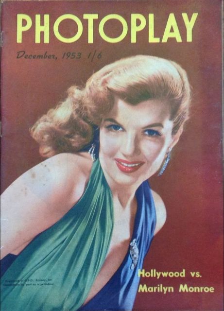 PHOTOPLAY (Au) magazine side cover December 1953