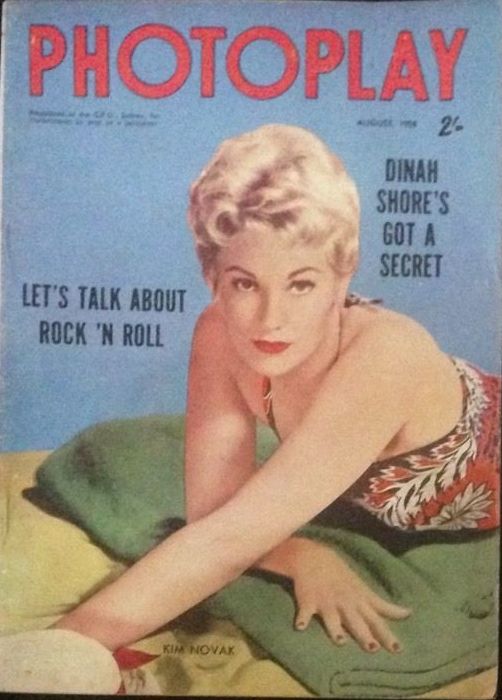 PHOTOPLAY (Au) magazine side cover August 1958