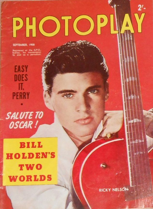 PHOTOPLAY (Au) magazine side cover September 1958