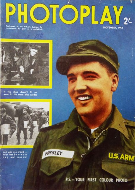 PHOTOPLAY (Au) magazine side cover  November 1958