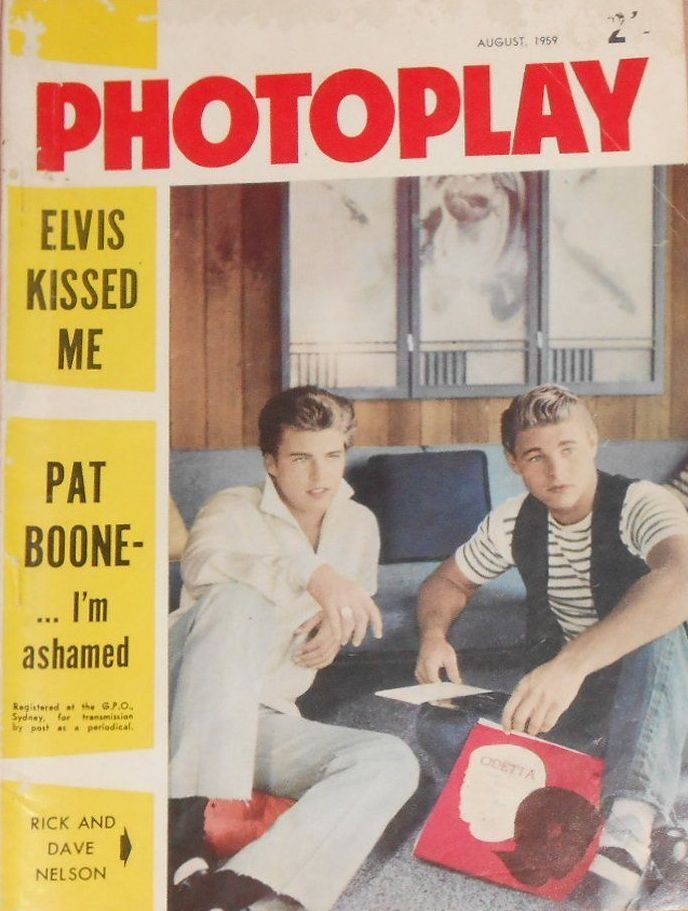 PHOTOPLAY (Au) magazine side cover August 1959
