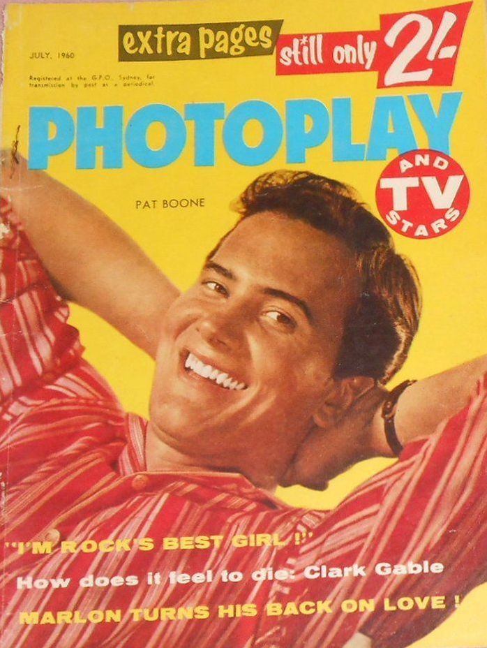 PHOTOPLAY (Au) magazine side cover July 1960