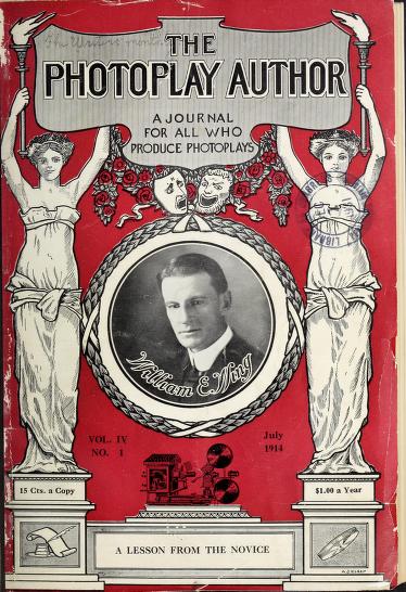 PHOTOPLAY AUTHOR magazine side cover  Vol 4 No  1  July 1914