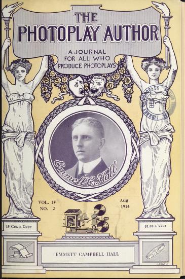 PHOTOPLAY AUTHOR magazine side cover  Vol 4 No  2  August 1914