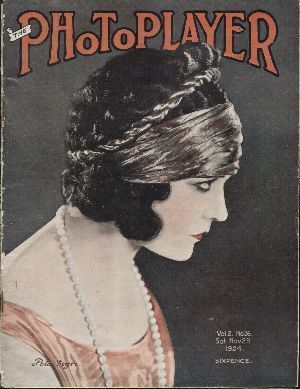 PHOTOPLAYER | THE magazine side cover 29 November 1924