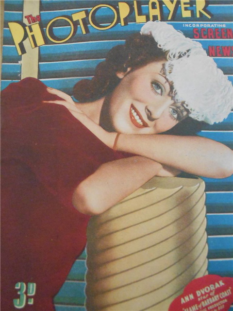 PHOTOPLAYER | THE magazine side cover  Vol 23 No 13 4 August 1945