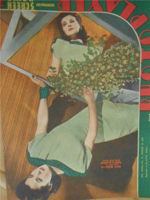 PHOTOPLAYER | THE magazine side cover  Vol 23 No 15 18 August 1945
