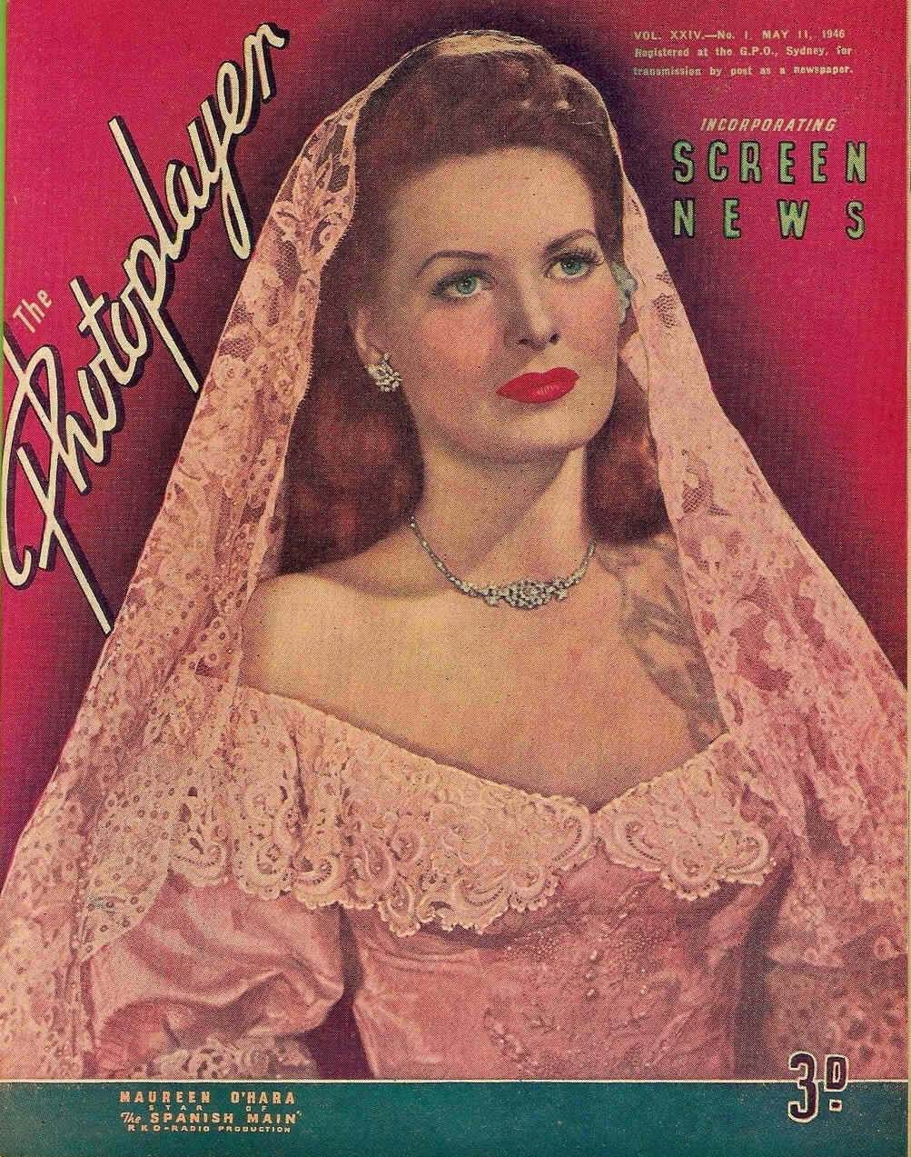 PHOTOPLAYER | THE magazine side cover  Vol 24 # 1 11 May 1946