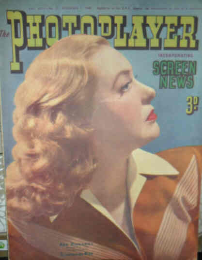PHOTOPLAYER | THE magazine side cover  Vol 24 No 31 7 December 1946