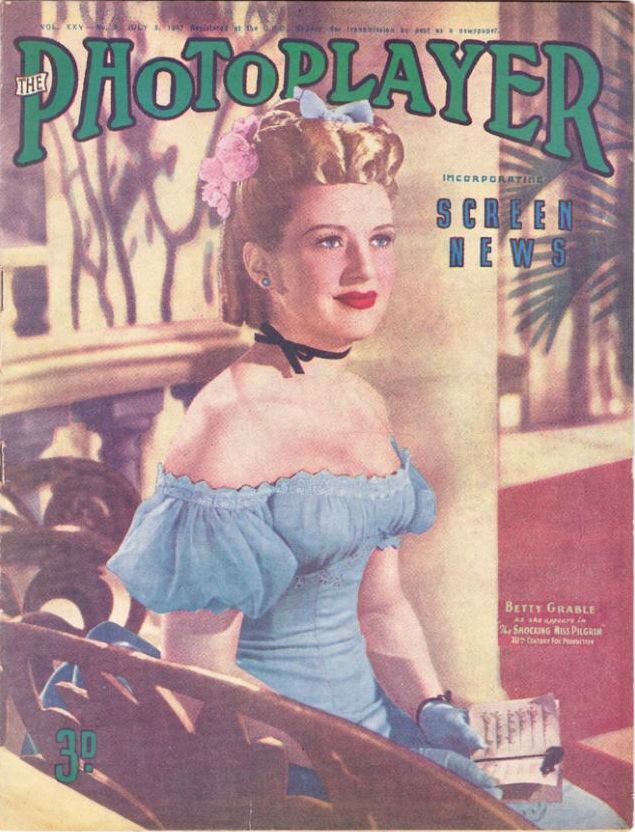 PHOTOPLAYER | THE magazine side cover  Vol 25 No 9 5 July 1947