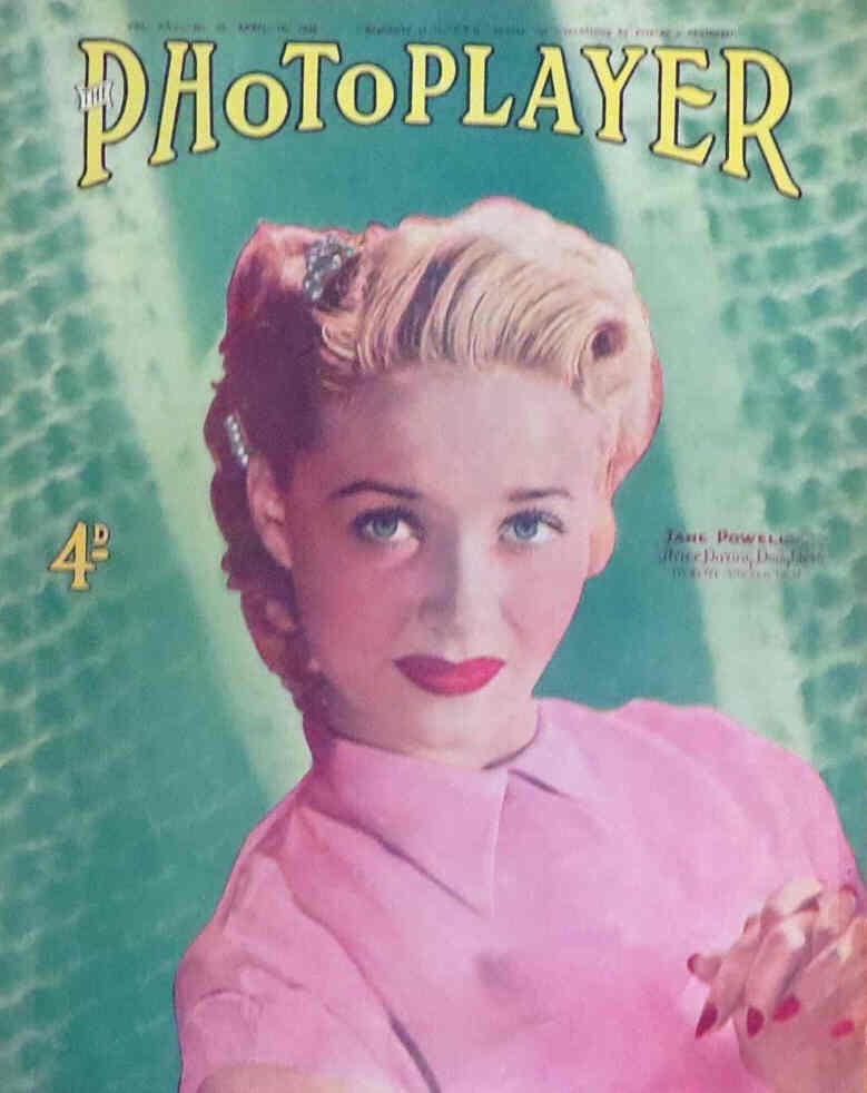 PHOTOPLAYER | THE magazine side cover  Vol 25 No 49 10 April 1948