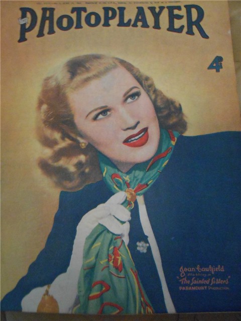 PHOTOPLAYER | THE magazine side cover  Vol 26 # 6 12 June 1948