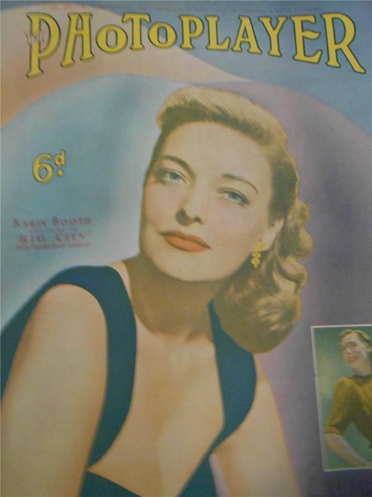 PHOTOPLAYER | THE magazine side cover  Vol 26 # 18 4 September 1948