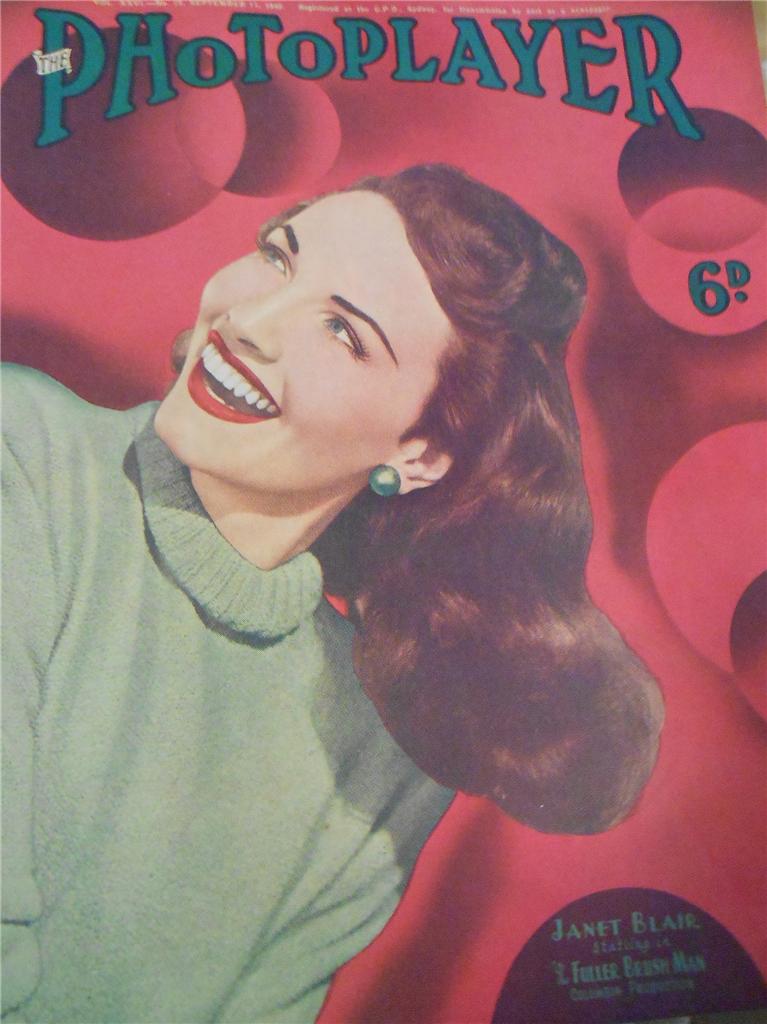 PHOTOPLAYER | THE magazine side cover  Vol 26 # 19 11 September 1948