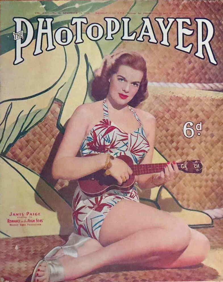 PHOTOPLAYER | THE magazine side cover  Vol 26 # 28 13 November 1948