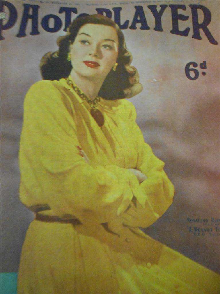 PHOTOPLAYER | THE magazine side cover  Vol 26 # 33 18 December 1948
