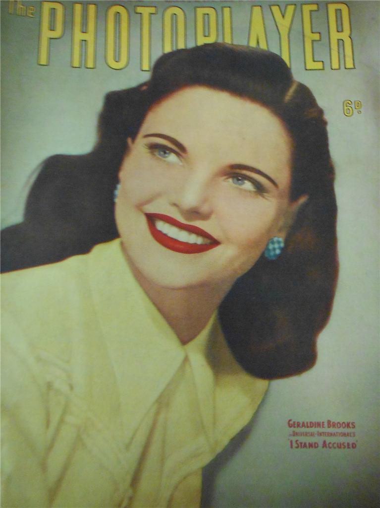 PHOTOPLAYER | THE magazine side cover  Vol 26 No 46 19 March 1949