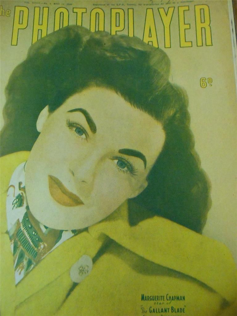 PHOTOPLAYER | THE magazine side cover  Vol 27 # 2 14 May 1949