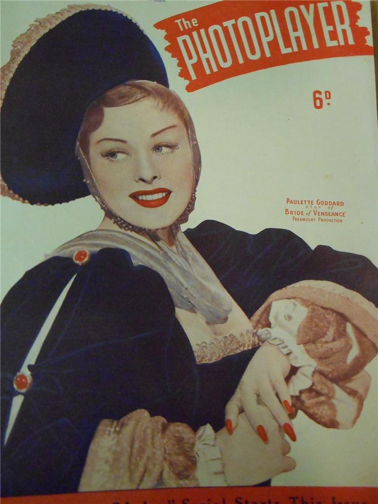 PHOTOPLAYER | THE magazine side cover  Vol 27 No 8 25 June 1949