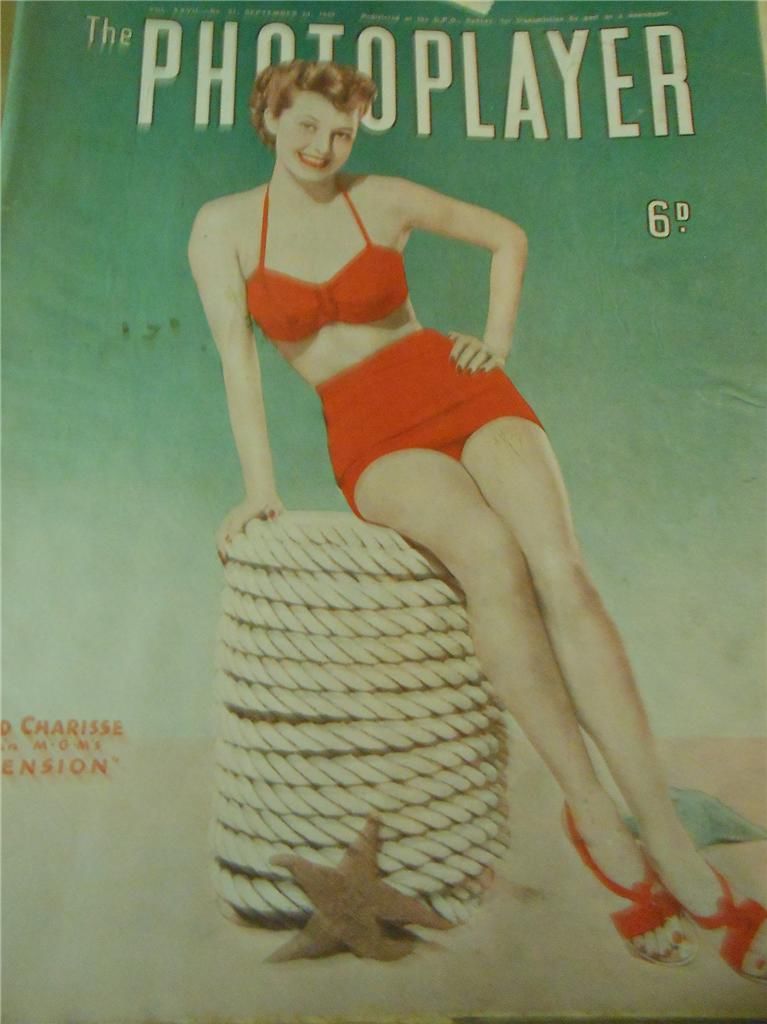 PHOTOPLAYER | THE magazine side cover  Vol 27 No  21 24 September 1949