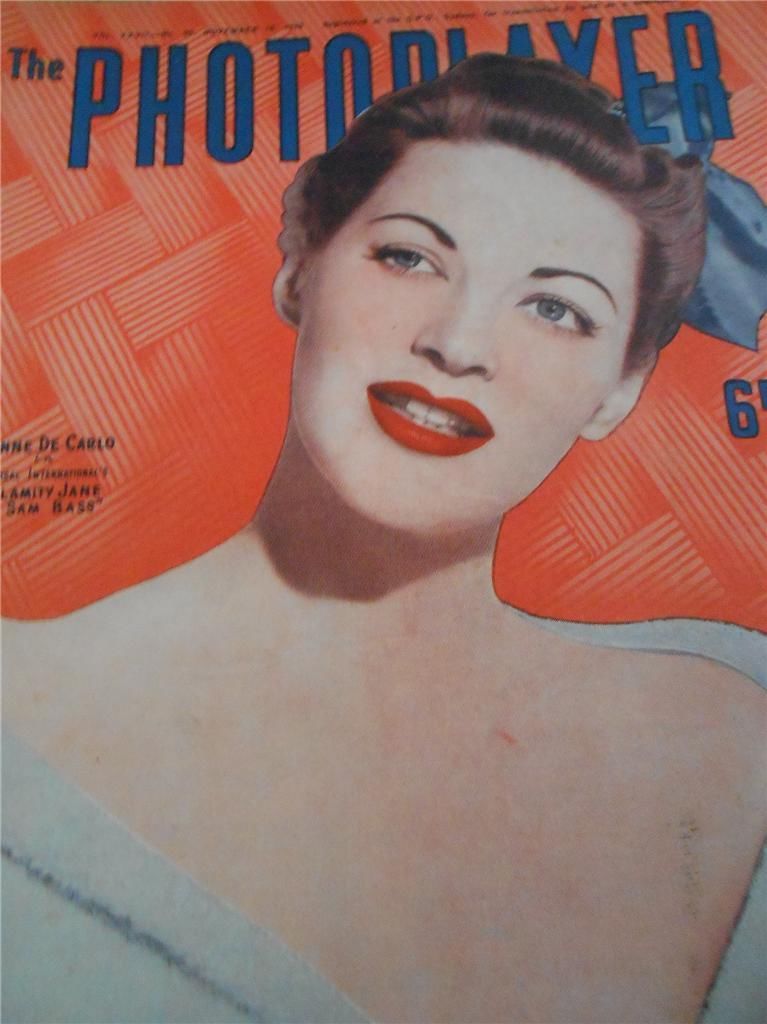PHOTOPLAYER | THE magazine side cover 19 November 1949