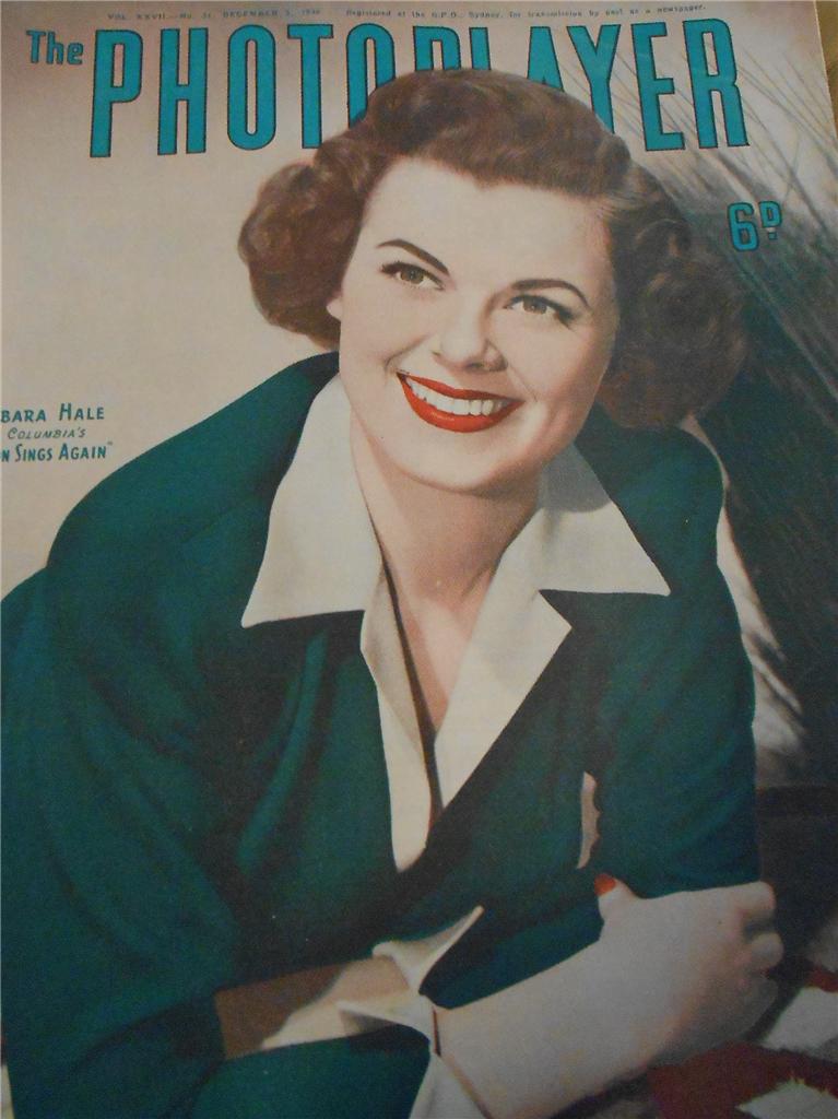 PHOTOPLAYER | THE magazine side cover 3 December 1949