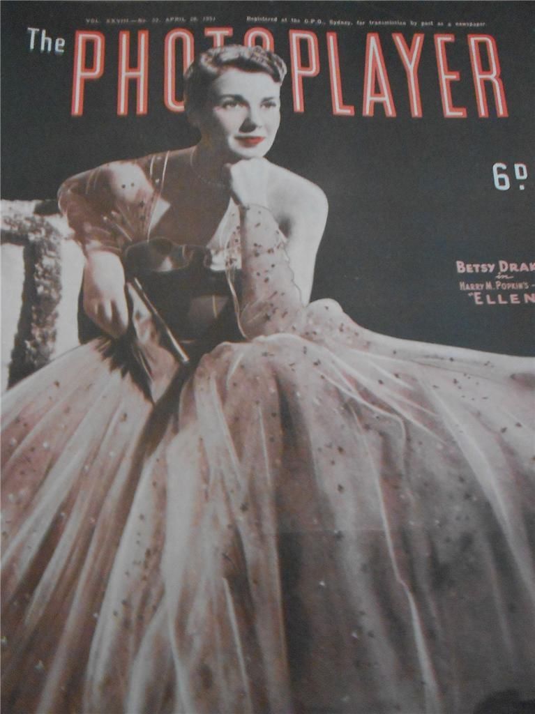 PHOTOPLAYER | THE magazine side cover  Vol 28 No 52 28 April 1951