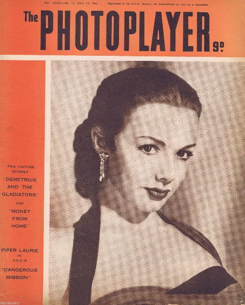 PHOTOPLAYER | THE magazine side cover  Vol 32 # 13 24 July 1954