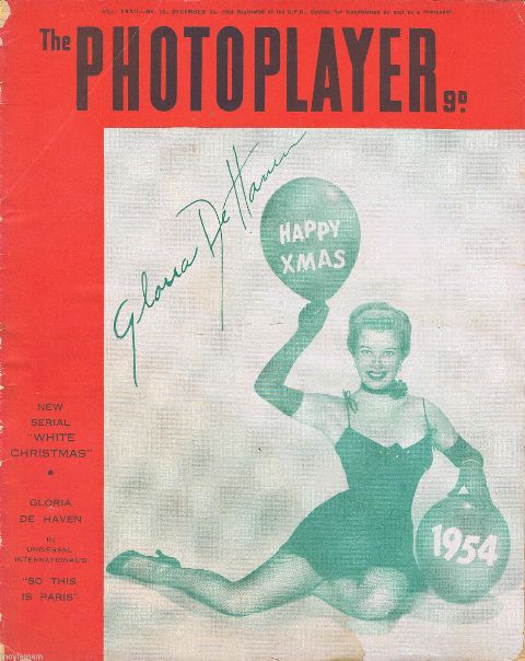 PHOTOPLAYER | THE magazine side cover  Vol 32 # 35 25 December 1954
