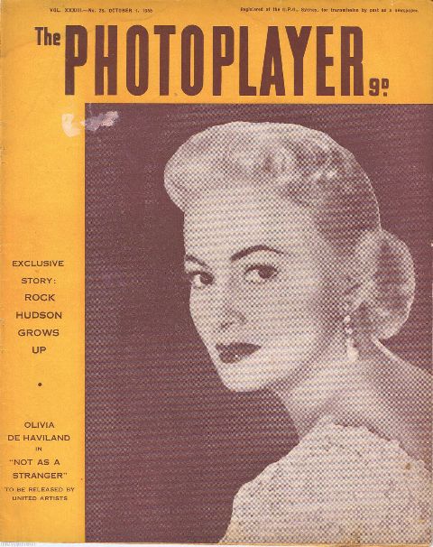 PHOTOPLAYER | THE magazine side cover  Vol 33 # 23 1 October 1955
