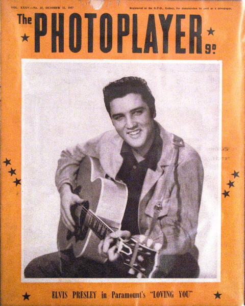 PHOTOPLAYER | THE magazine side cover  Vol 35 # 25 12 October 1957