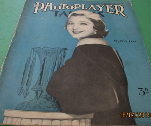 PHOTOPLAYER | THE magazine side cover 6 January 1934