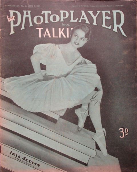 PHOTOPLAYER | THE magazine side cover  Vol 12 No  46 6 April 1935