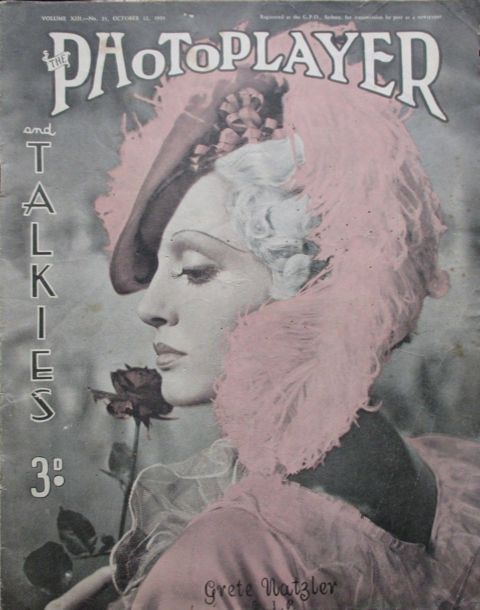 PHOTOPLAYER | THE magazine side cover  Vol 13 No  21 12 October 1935