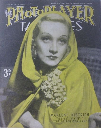 PHOTOPLAYER | THE magazine side cover  Vol 14 No 33 2 January 1937