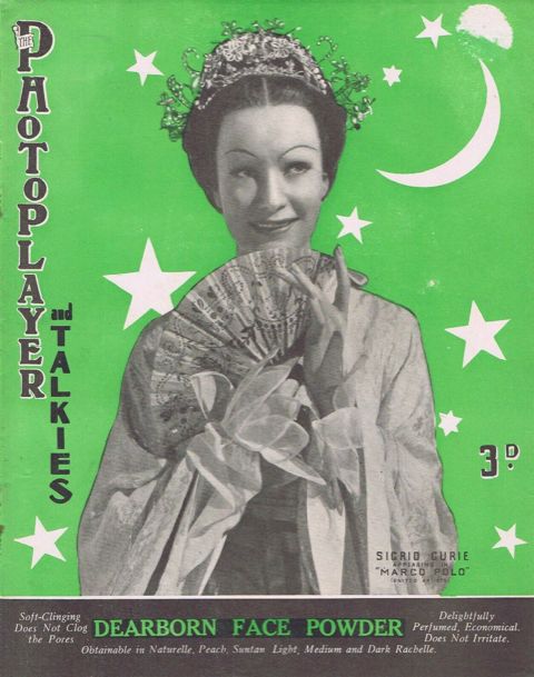 PHOTOPLAYER | THE magazine side cover  Vol 16 No  ? ? June 1938