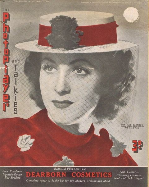PHOTOPLAYER | THE magazine side cover  Vol 16 No  18 17 September 1938