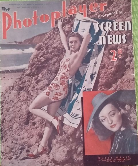 PHOTOPLAYER | THE magazine side cover  Vol 18 No 6 6 July 1940