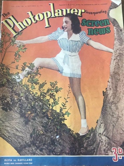 PHOTOPLAYER | THE magazine side cover  Vol 18 No 20 28 September 1940