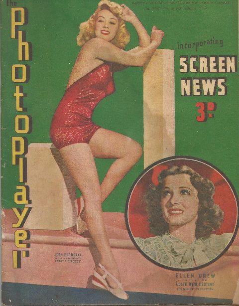 PHOTOPLAYER | THE magazine side cover  Vol 18 No 26 9 November 1940