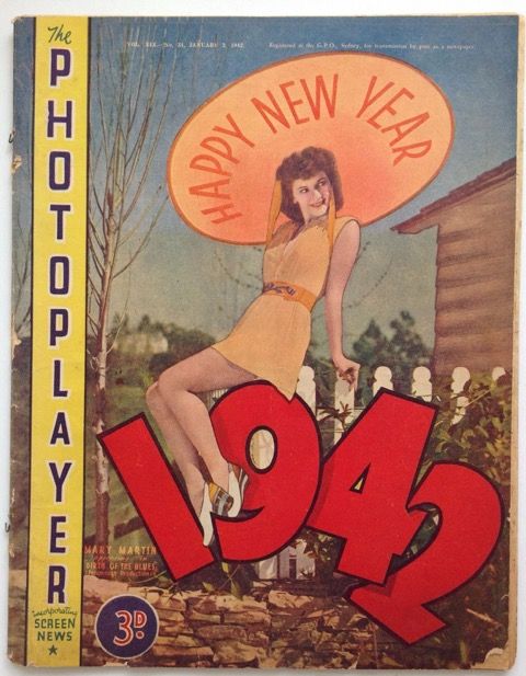 PHOTOPLAYER | THE magazine side cover  Vol 19 No 34 3 January 1942