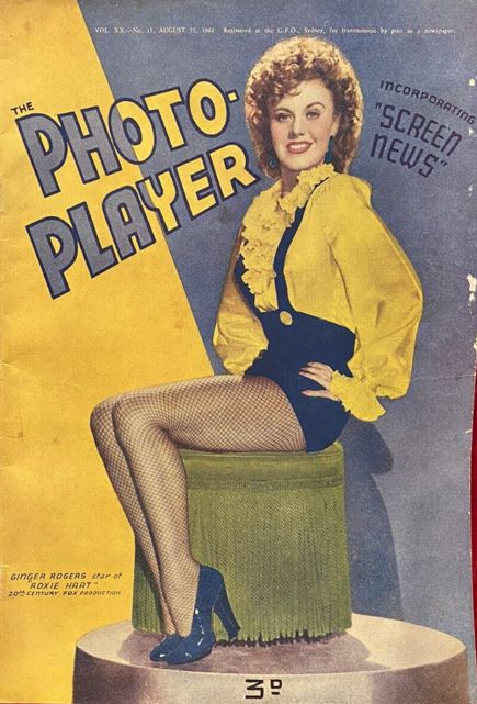 PHOTOPLAYER | THE magazine side cover  Vol 20 No  15 22 August 1942