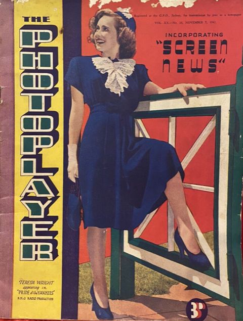 PHOTOPLAYER | THE magazine side cover  Vol 20 No  26 7 November 1942