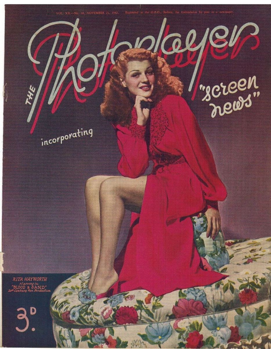 PHOTOPLAYER | THE magazine side cover  Vol 20 No 28 21 November 1942