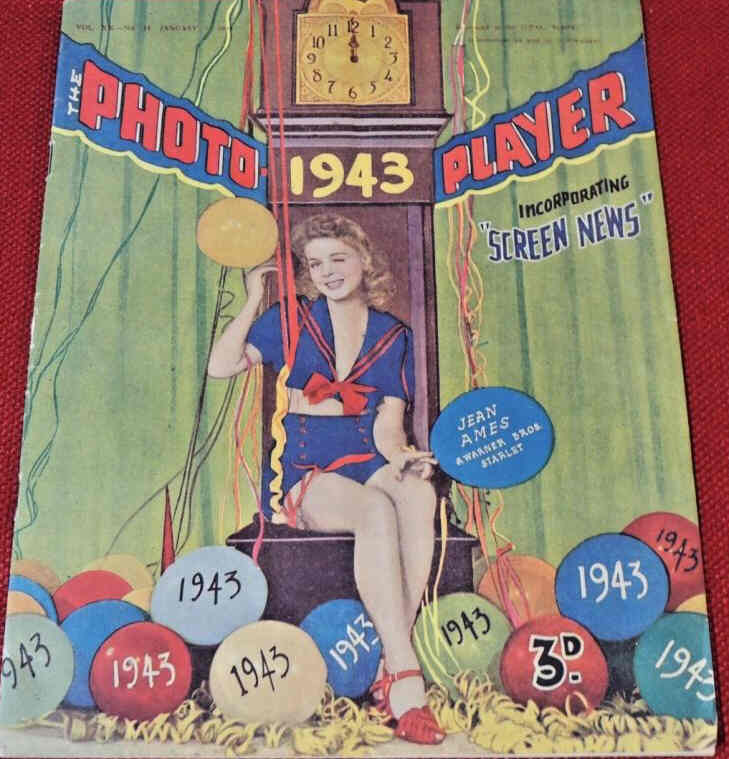 PHOTOPLAYER | THE magazine side cover  Vol 20 No  34 1 January 1943