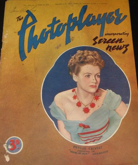 PHOTOPLAYER | THE magazine side cover  Vol 21 No 7 26 June 1943