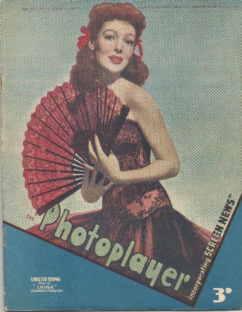 PHOTOPLAYER | THE magazine side cover  Vol 21 No 13 7 August 1943